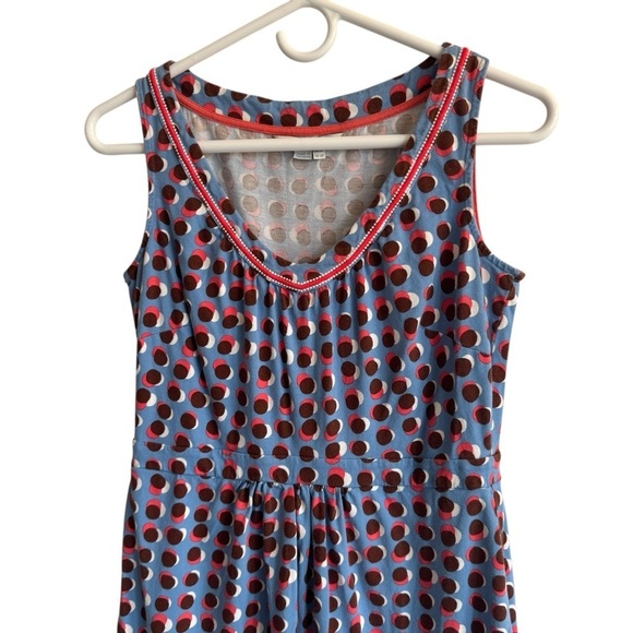 Boden Driftwood Cotton Sleeveless Dress, Sienna Dot, Size 6P - Picture 2 of 5